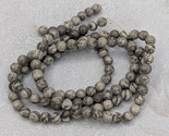 Picasso Jasper Gemstone Round Beads – 6mm - $7.95