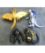 Godzilla Figure Set Mechagodzilla Monster King Kong Action Ghidorah Ghid... - $37.99