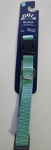 YOULY The Classic Turquoise Webbed Nylon Dog Collar, Small - $8.90