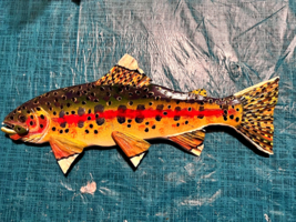&quot; California Golden Trout&quot;,#22,  2022, 13  Inches/ Left Face, Ready to Ship - $53.46