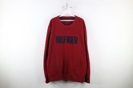 Vtg Tommy Hilfiger Mens XL Faded Spell Out Block Letter Heavyweight Swea... - £41.56 GBP