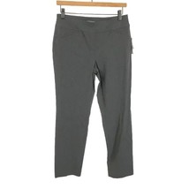 NWT Womens Petite Size 6 6P Talbots Gray Pull On Stretch Fabric Slimming Pants - £21.56 GBP
