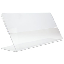 Clear Acrylic Countertop Business License Holder Table Display Stand - £12.87 GBP