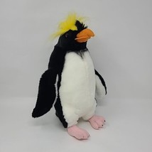 Wildlife Tree 13&quot; Standing Floppy Crested Penguin Animal Kingdom Collection - £15.56 GBP