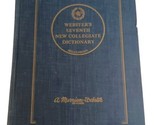 Webster&#39;s Seventh New Collegiate Dictionary Hardcover Finger Tabs 1963 C... - $8.86