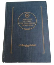Webster&#39;s Seventh New Collegiate Dictionary Hardcover Finger Tabs 1963 Copyright - £6.92 GBP
