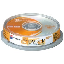 Vakoss 16X DVD+R 4.7GB Logo Top - £10.10 GBP+