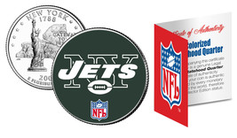 NEW YORK JETS NFL New York U.S. Statehood Quarter U.S. Coin  *Licensed* - $8.56
