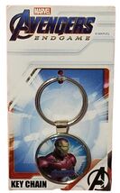 Marvel Avengers Endgame Iron Man Silver Metal Key Chain New Licensed Key... - $7.91