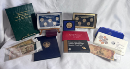 Coin Collection Lot Proof Coin Sets State Quarters Foreign Currancy Paul Revere - £119.84 GBP