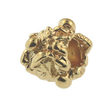 Authentic Trollbeads 18K Gold 21268 Transition - Man, Gold RETIRED - £328.26 GBP