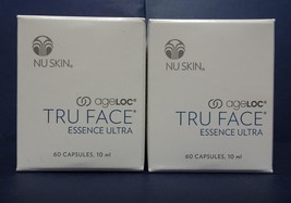 Two Pack: Nu Skin Nuskin Age Loc Tru Face Essence Ultra 60 Capsules Sealed x2 - £243.85 GBP