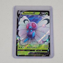 Pokemon Card Butterfree V #001/189 Darkness Ablaze Holo Ultra Rare TCG 2... - $3.99