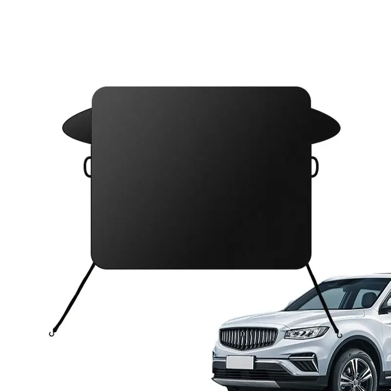 Car Windshield Snow Cover 4 universal Elastic Straps Snow Cover For Auto - £30.22 GBP