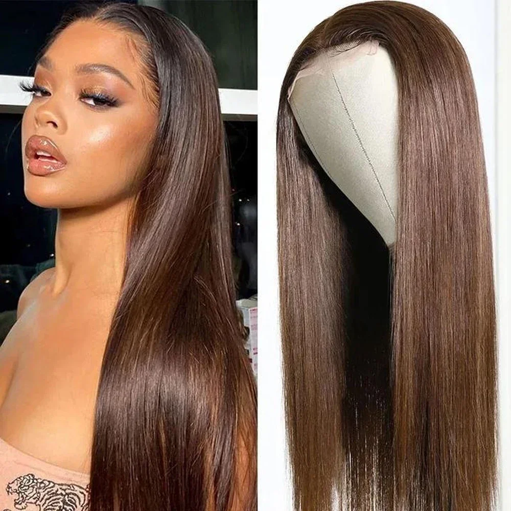 Wn straight lace front wigs pre plucked with baby hair glueless synthetic lace wigs for thumb200