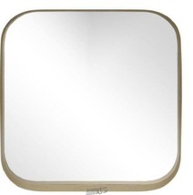 Medium Square Gold Modern Mirror with Rounded Corners (26 in. H x 26 in. W) - $92.14