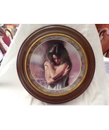 Vintage The Bradford Exchange Plate In Vanhycan &amp; Smythe Frame &quot;Quiet Time&quot; - $53.45