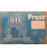 Barney Vintage 1998 Press Pass Barney&#39;s Big Suprise Musical Stage Show P... - $184.61 MXN