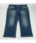 Maurices  Straight Crop Womens Jeans 11/12 Blue Stretch Medium Wash Bold... - $25.97 CAD