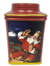 Christmas Santa Cookie Jar Canister Coca-Cola Coke Sakura 2002 - £14.85 GBP