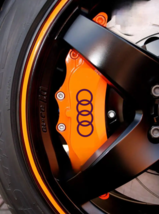 Audi Car caliper stickers stand out 6pcs, lilac color - $17.99