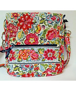 Vera Bradley HOPE GARDEN Hipster CROSS BODY Bright Floral Retired Messen... - $40.00