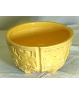 McCoy Yellow Footed Succulent Planter Art Pottery Ivy Leaf USA - $24.74