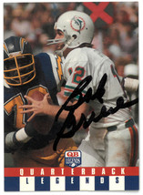 Bob Griese signed 1991 QB Legends Team NFL On Card Auto #16- COA (Miami Dolphins - £27.34 GBP