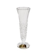 Vintage Anna Hutte Crystal Rose Bud Vase Bleikristall 8&quot; Clear Lead West... - £16.72 GBP