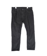 Copper &amp; Oak Men&#39;s 38x30 Charcoal Gray Corduroy Pants, Straight Leg Gorp... - $40.75 CAD