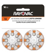 Rayovac L13ZA-16ZM Hearing Aid 1.4 Volt, Size 13 Batteries, 16 Pack  - £9.49 GBP