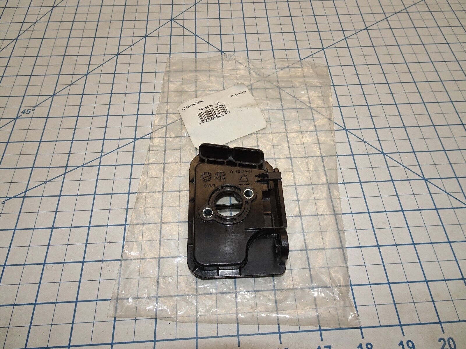 Husqvarna 581047001 Air Cleaner Housing Base  OEM NOS - $29.01