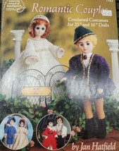 Romantic Couples 15" and 16" Doll Costumes crochet pattern booklet Romeo Juliet - $8.56