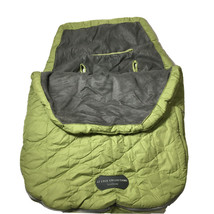 JJ Cole Infant Bundle Me Green Quilted Cold Weather Car Seat Cover - £14.94 GBP