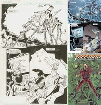 Future Comics ~ Freemind #1 Original Art Dick Giordano Bob Layton &amp; Michelinie - £123.71 GBP