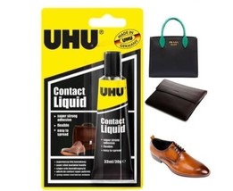 UHU Contact Liquid 6 X 33ml Super Strong and Fast Adhesive  - £67.59 GBP