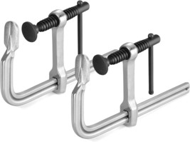 Jorgensen Bar Clamps, 6-Inch Light-Duty Drop Forged Steel Bar Clamps For... - £28.51 GBP