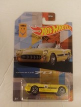 Hot Wheels 2023 Corvette 70th Anniversary Theme 1/8 Yellow 55 Corvette MOC - £7.94 GBP