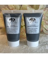 2 X Origins Clear Improvement Active Charcoal Mask to Clear Pores = 2oz ... - £6.70 GBP