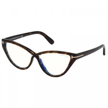 TOM FORD FT5729-B 052 Havana Eyeglasses New Authentic - £95.91 GBP