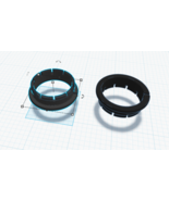 BMW E30 Hood Hinge Bushing Set | 2 Bushing Kit | 41611906239 | 3D Print ABS - $29.19 CAD
