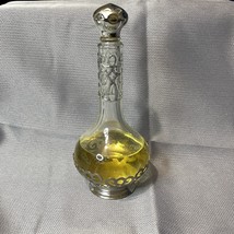 Vintage Avon Regence Riviera Cologne Silver Filigree Perfume Bottle Vani... - $10.88