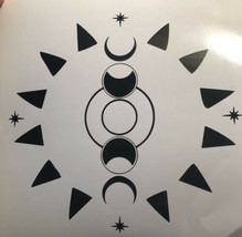 Moon Phases| Stars|Full|Night|Balance|Peace|Love|Inspiration|Vinyl|Decal|Sticker - £3.97 GBP