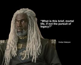 HOUSE OF DRAGON CORLYS VELARYON  &quot;LEGACY...&quot; QUOTE PUBLICITY PHOTO VARIO... - $4.84+