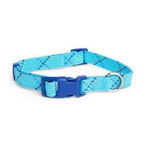 YOULY The Trailblazer Turquoise &amp; Navy Rope Dog Collar, Small - £8.92 GBP