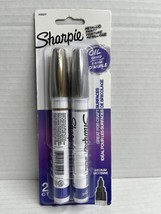 Sharpie Medium Point Oil-Based Paint Markers 2/Pkg-Gold, Silver - $204.48 MXN
