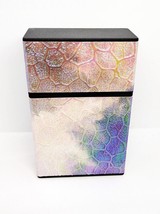 Fujima Iridescent Textured Design Style #8 Push Open King Size Cigarette Case - £6.68 GBP