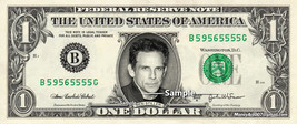 BEN STILLER on REAL Dollar Bill Collectible Celebrity Cash Memorabilia Money - $8.88