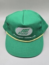 Northwest Hardwoods Green Baseball Cap Hat SnapBack USA-Vintage - £9.02 GBP