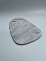 White Asymmetric Marble Cutting Board - $31.73